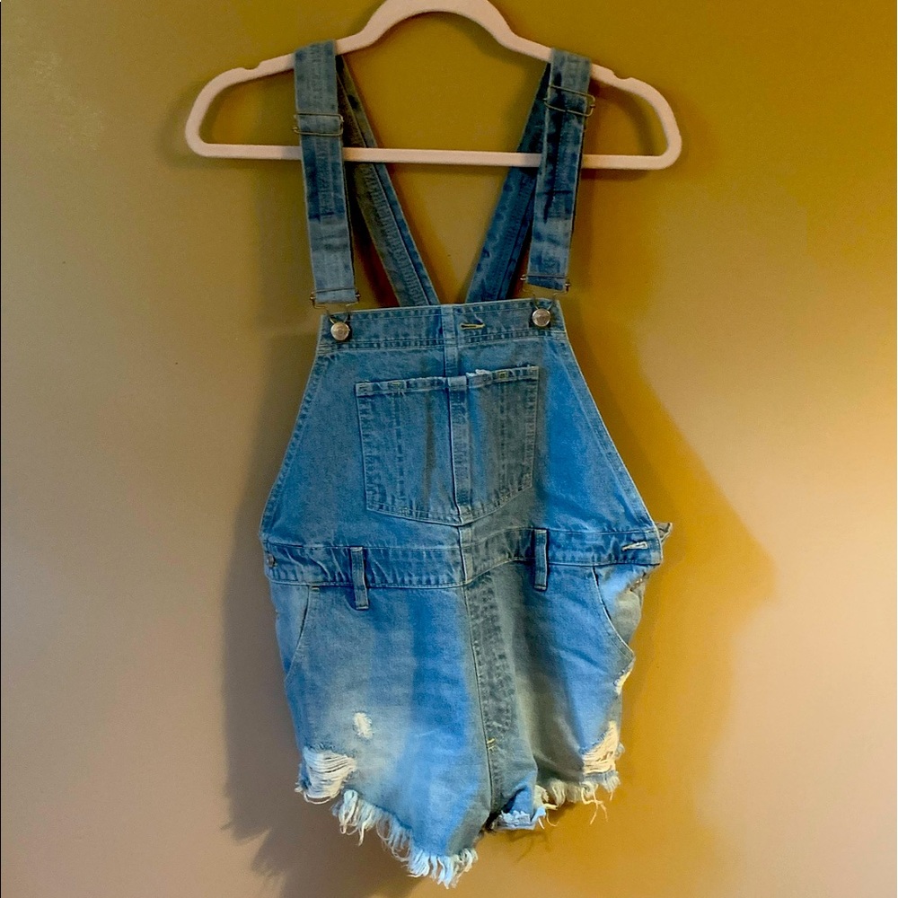 Free People short overalls